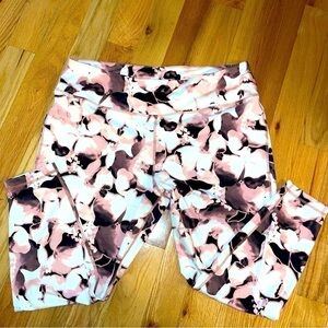 Zeros Stylish and Comfy Leggings - Black White & Pink size 3X